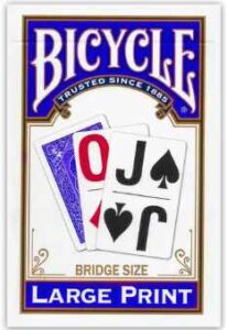 Bicycle Large Print Playing Cards