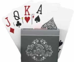 Bullets Plastic Playing Cards Jumbo Index