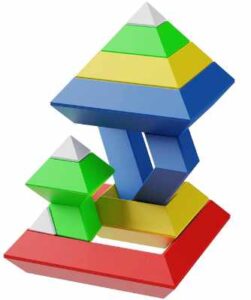 Pyramid Stacking Blocks by Stackem